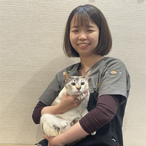 文の里にある動物病院ラスティー獣医師の永利 楓子