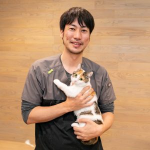 文の里にある動物病院ラスティー獣医師の南本 真成